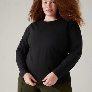 NWT Athleta Outbound Top In Black Size XL